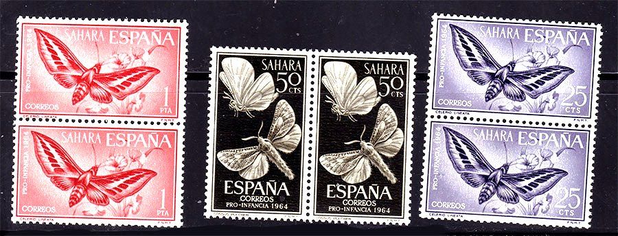 Сахара    ( Испания ) 1964 г   MNH - пары - фото фото фото 0