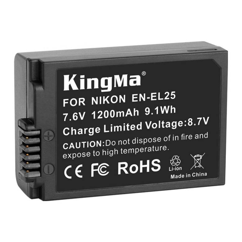 Акумулятор для Nikon EN-EL25 (KingMa) 1200 mAh - фото фото фото 0