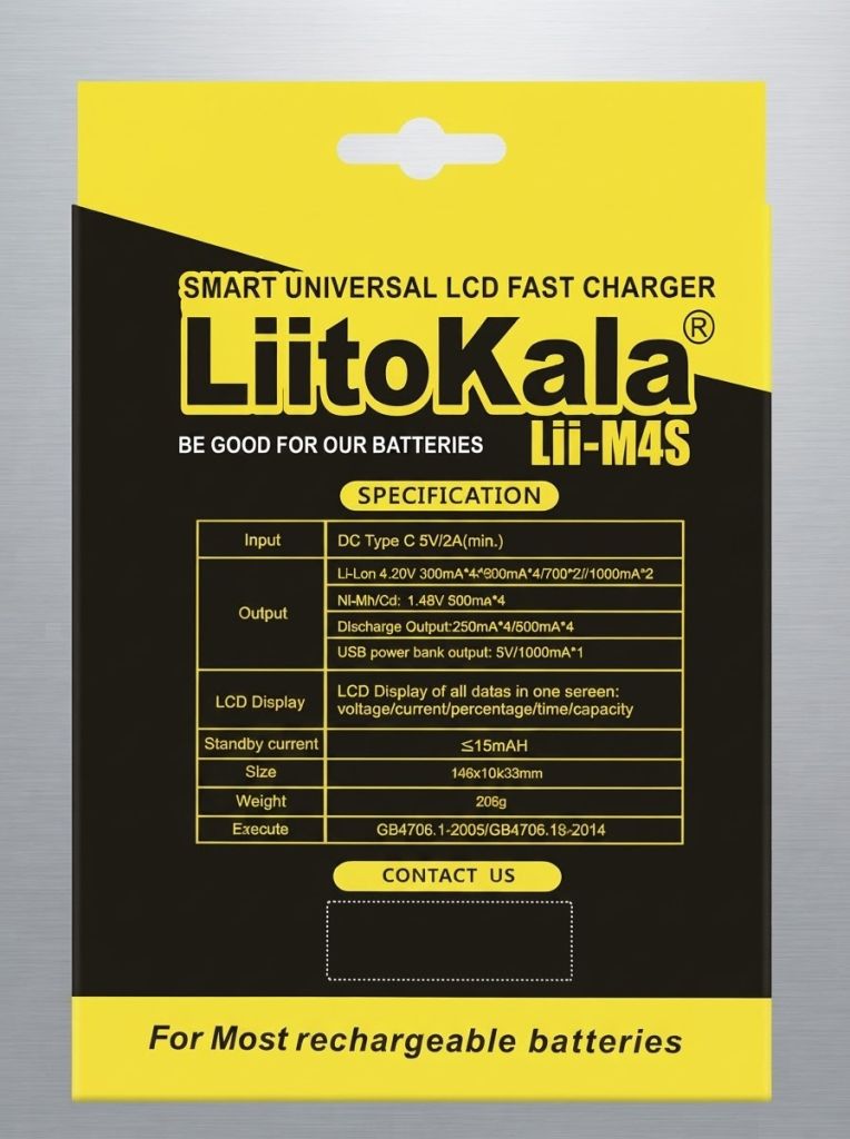 LiitoKala Lii-M4S тестер - зарядное устройство - фото фото фото 2