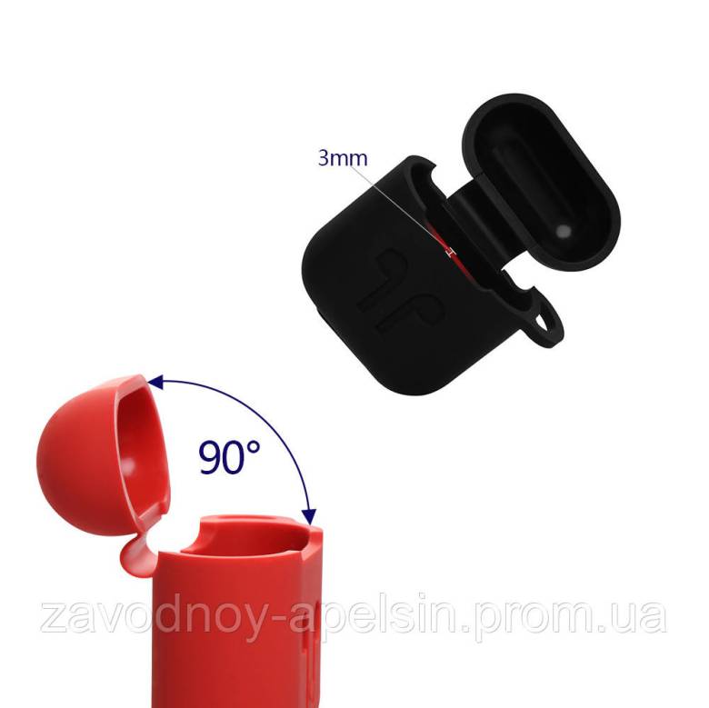 Чехол наушников AirPods 2 силиконовый (на выбор) - фото фото фото 1