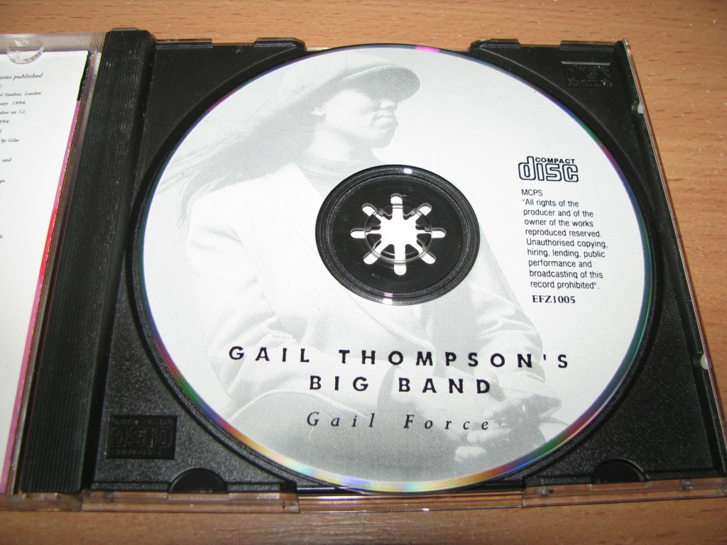 GAIL THOMPSONS BIG BAND - Gail Force   (1994 EFZ NIMBUS,UK) - фото фото фото 2