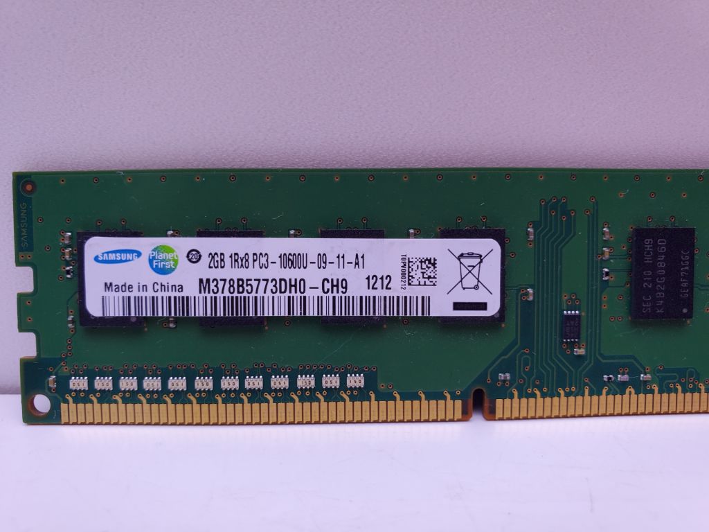 Оперативна пам'ять SAMSUNG DDR3 2Gb 1333Mhz/PC10600 - фото фото фото 1