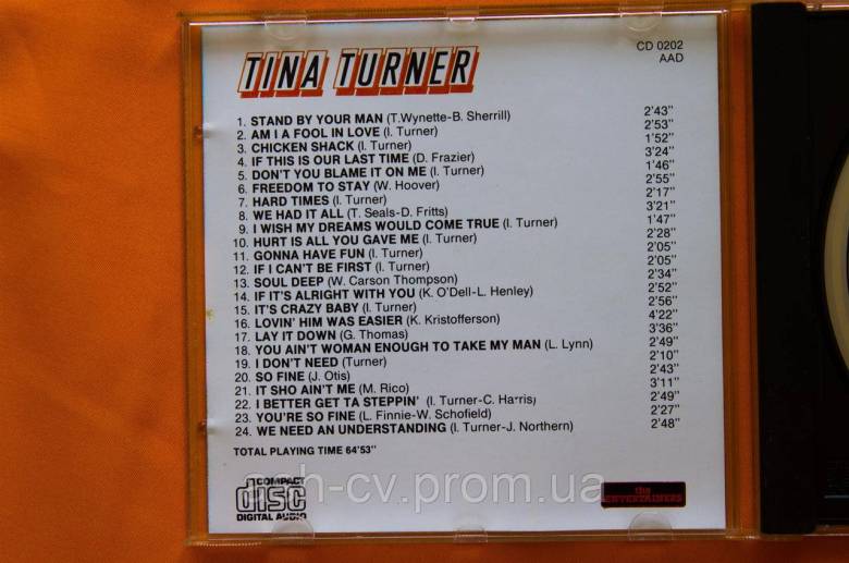 Музичний диск CD. TINA TURNER - So Fine 1990 - фото фото фото 5