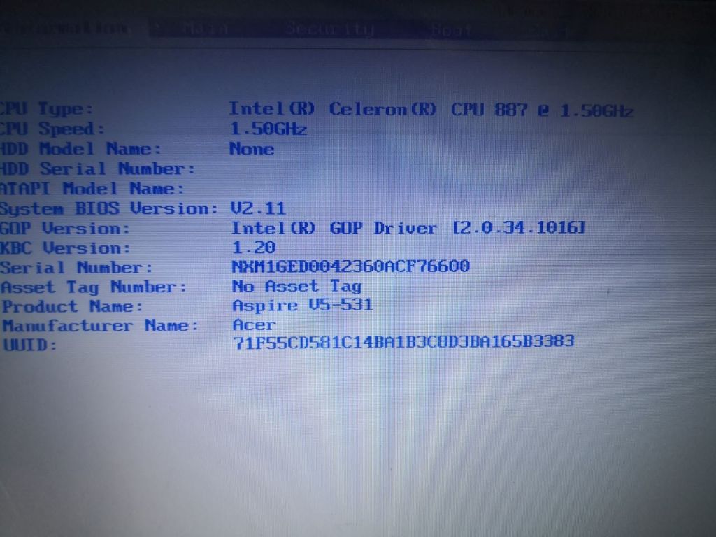 Материнська плата Acer Aspire V5-531, 48.4VM02.011_49 - фото фото фото 4