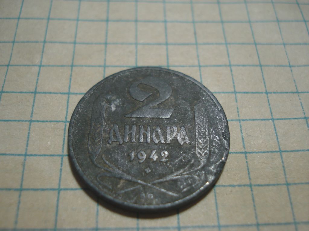 2динара 1942 Сербія - фото фото фото 0