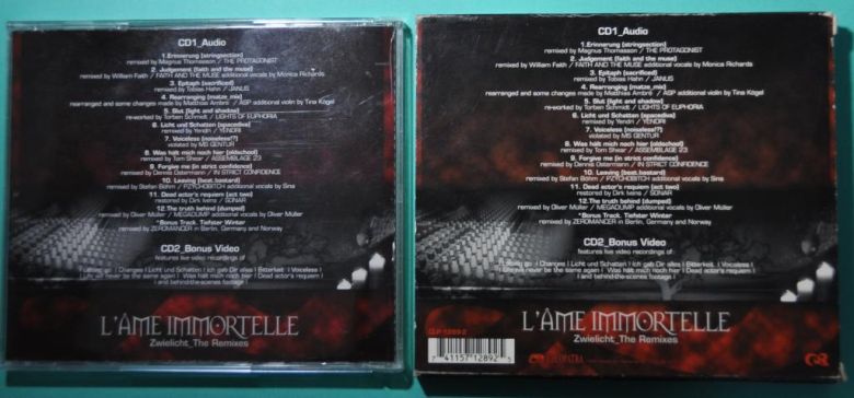 Lme Immortelle- Zwielicht: The Remixes - CD - фото фото фото 1