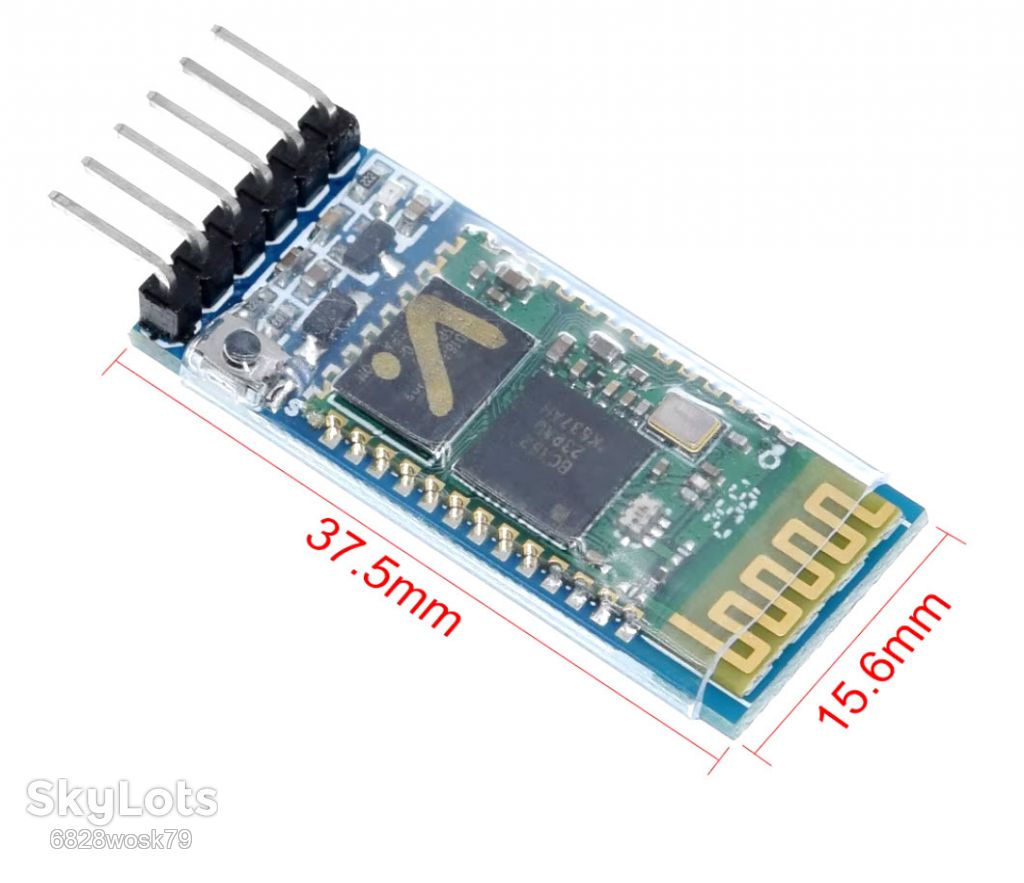 HC-05 RS232 Bluetooth 6 pin Master Slave блютуз модуль RF Transceiver TTL UART - фото фото фото 2