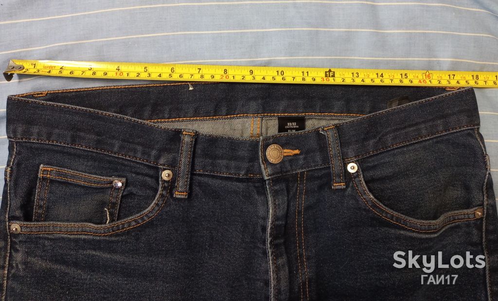 Джинсы «H&amp;M»/Швеция/Slim*Denim/33-32/175-84а/размер 48-50. - фото фото фото 1