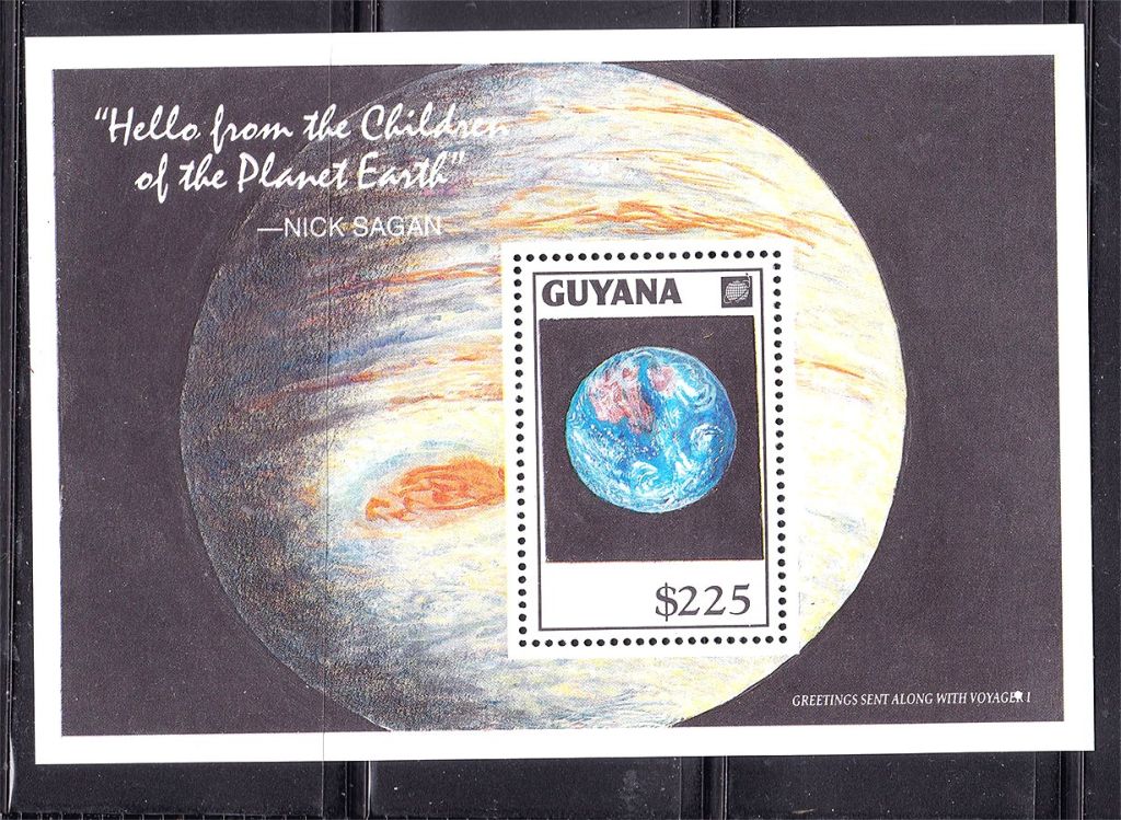 Космос . Гаяна 1992 г   MNH - блок - фото фото фото 0