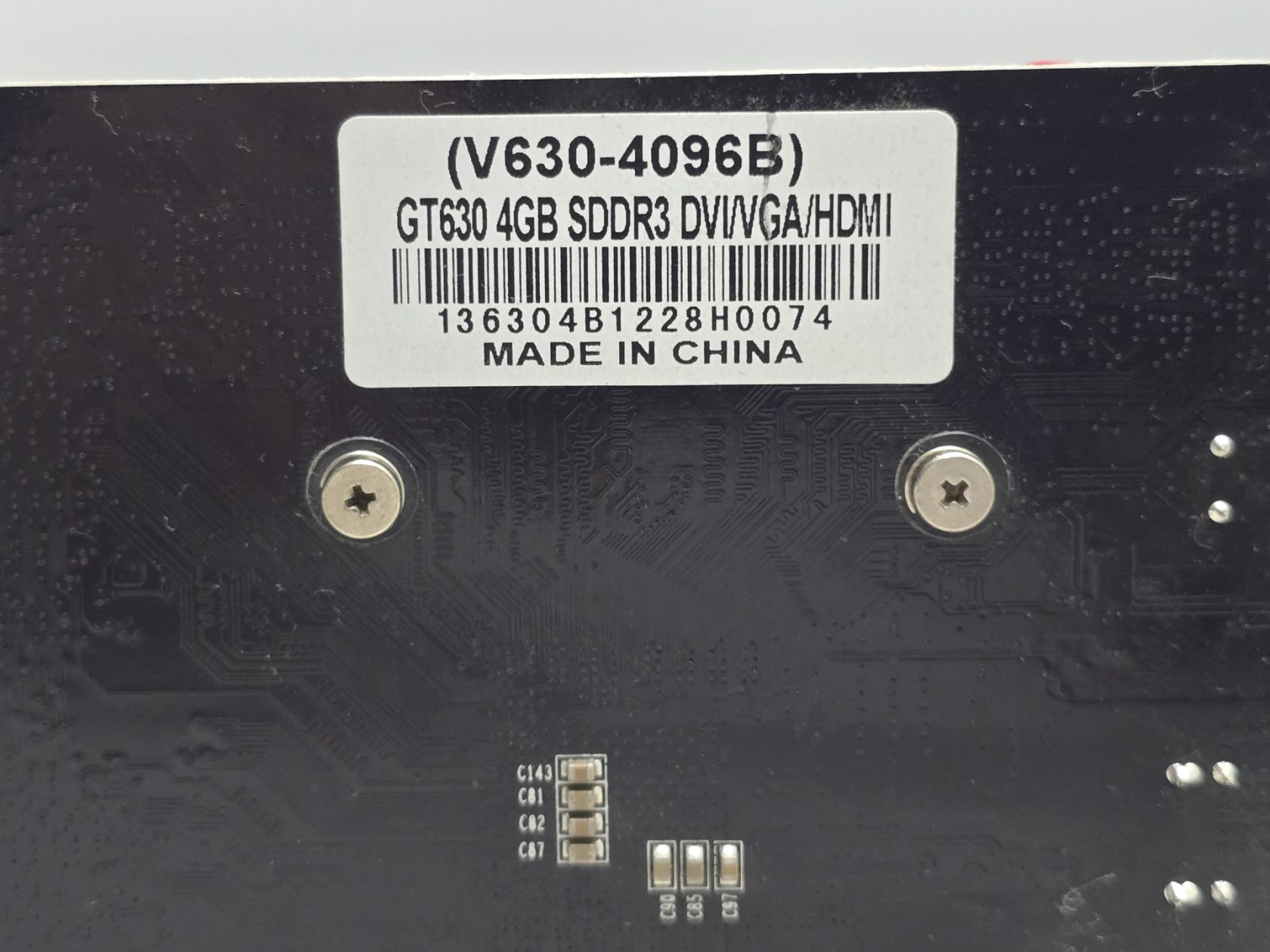 Відеокарта Point of View GeForce GT 630 4GB   (GDDR3,128 Bit,HDMI,PCI-Ex,Б/у) - фото фото фото 2
