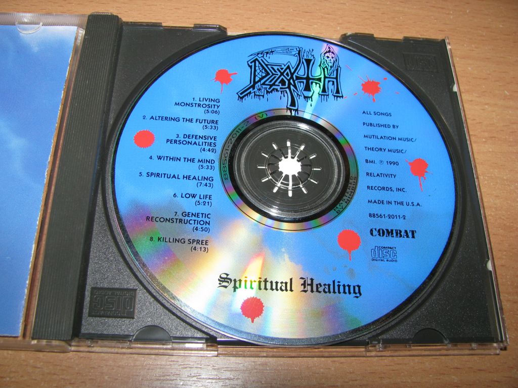 DEATH - Spiritual Healing    (1990 Combat 1st press,USA) - фото фото фото 2