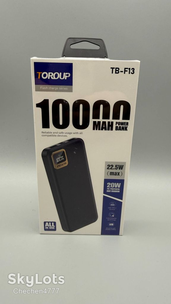 Power Bank TOROUP TB-F13/22.5W/PD20W/10000mA - фото фото фото 0