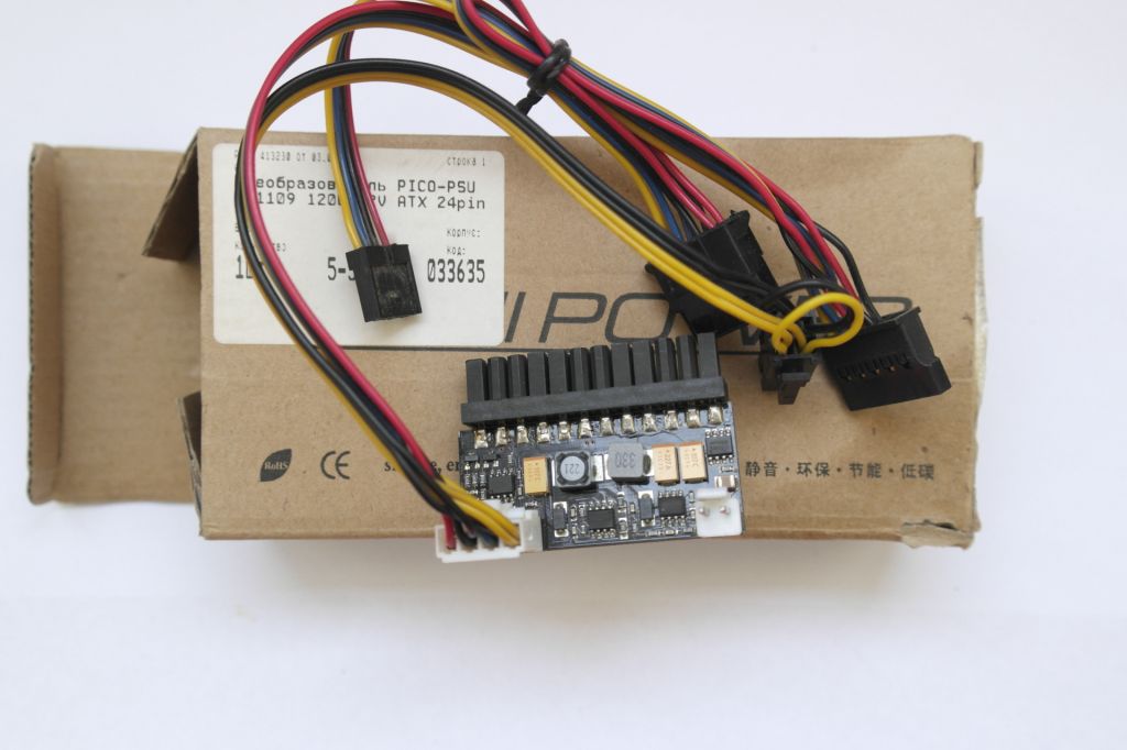 Модуль питания DC-ATX PICO-PSU LR1109 120W 12V ATX - фото фото фото 0