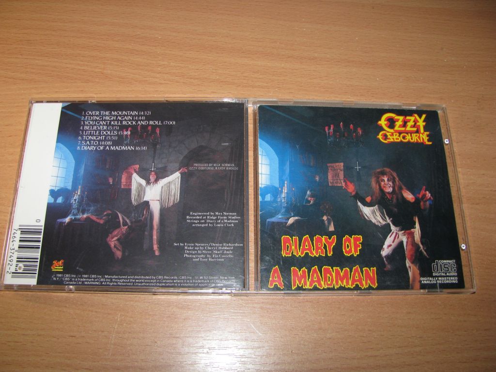 OZZY OSBOURNE - Diary Of A Madman  (1981 CBS USA) - фото фото фото 0