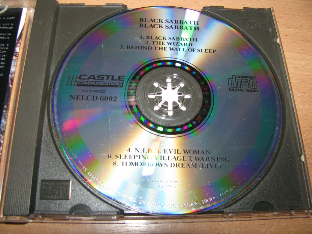 BLACK SABBATH - Black Sabbath S/T        (1986 Castle MPO  1st press) - фото фото фото 2