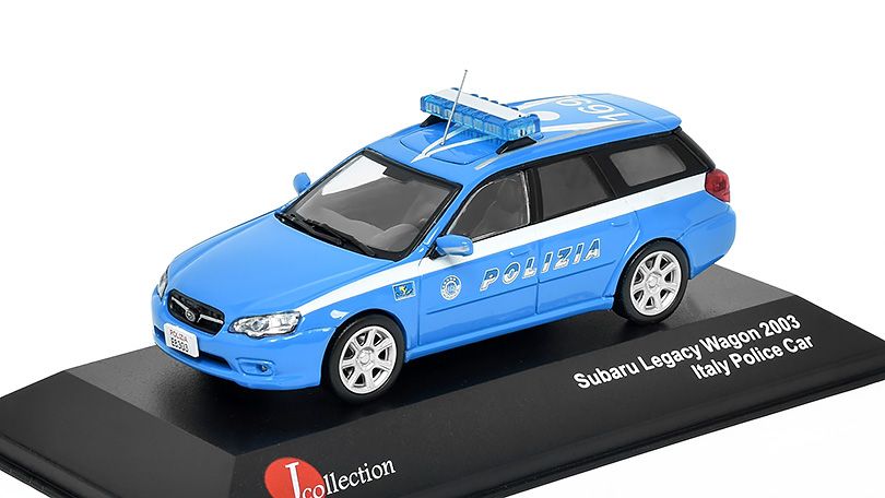 J-Collection 1:43 Subaru Legacy Wagon, Police Italy  (2003) - фото фото фото 0