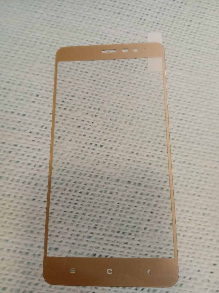 Защитное стекло для Xiaomi redmi note 3 gold - фото фото фото 1