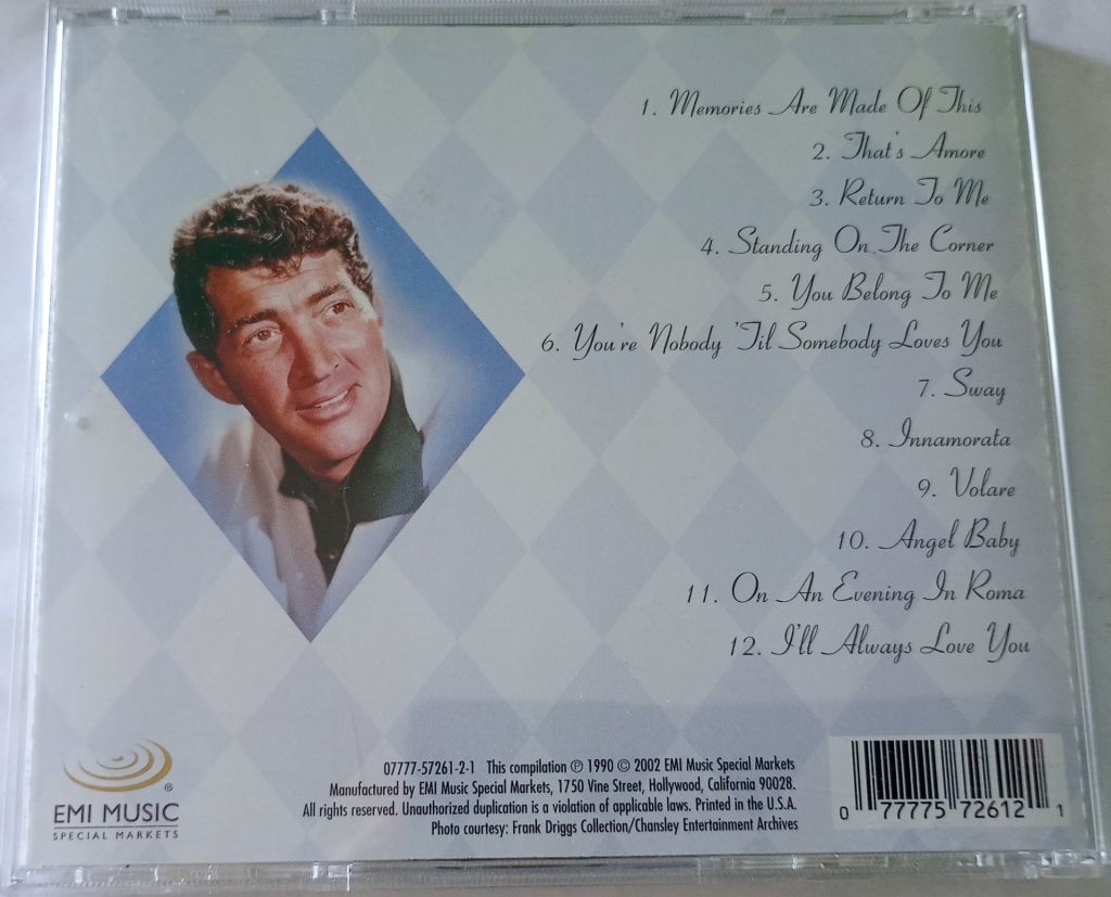 DEAN MARTIN The Best Of Dean Martin CD US - фото фото фото 2
