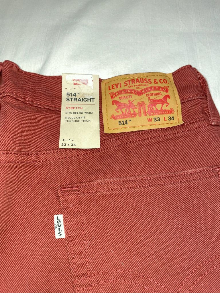 Мужские джинсы Levi's 514 Stretch 33х34  (color 1287) - фото фото фото 4