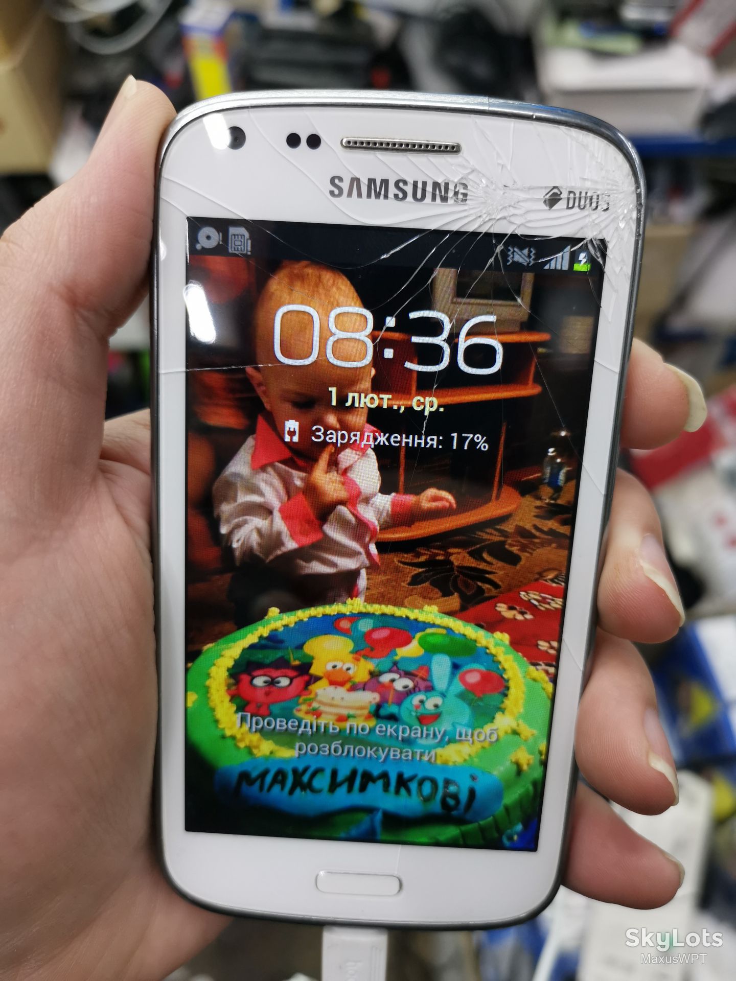 #955 Sklad Samsung i8262 white - фото фото фото 0