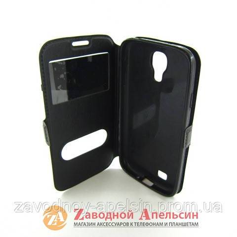 Чехол книжка Samsung I9500 I9505 S4 Smart Case black - фото фото фото 2