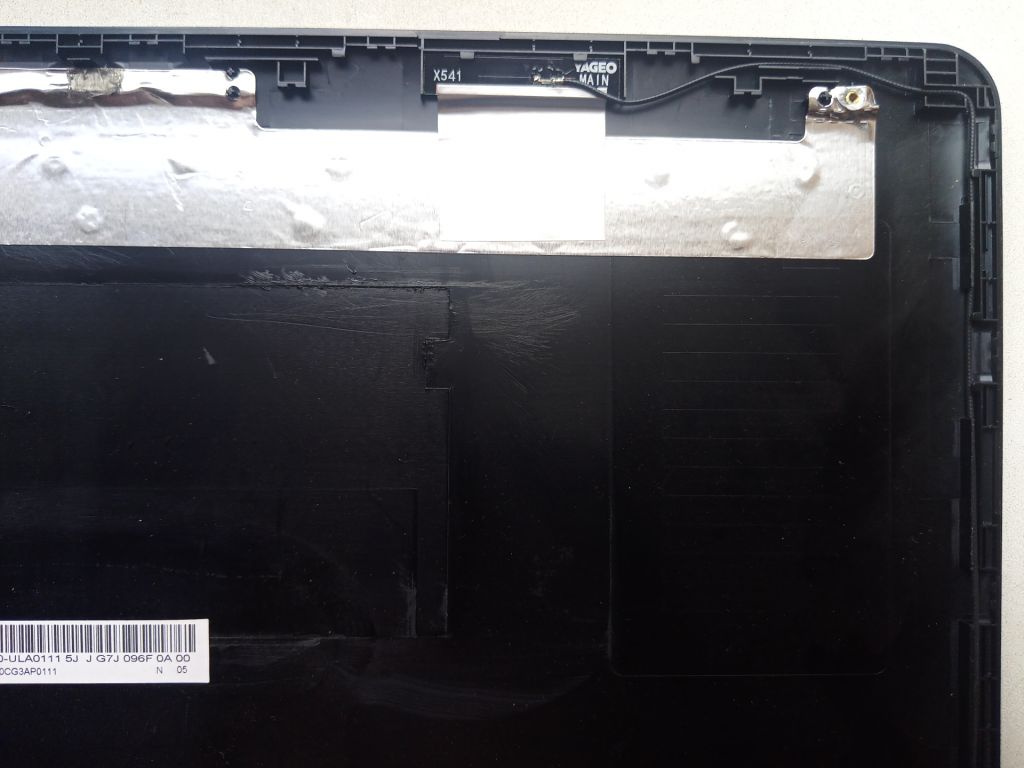 Б/У Кришка матриці без рамки на Asus X541S - фото фото фото 3
