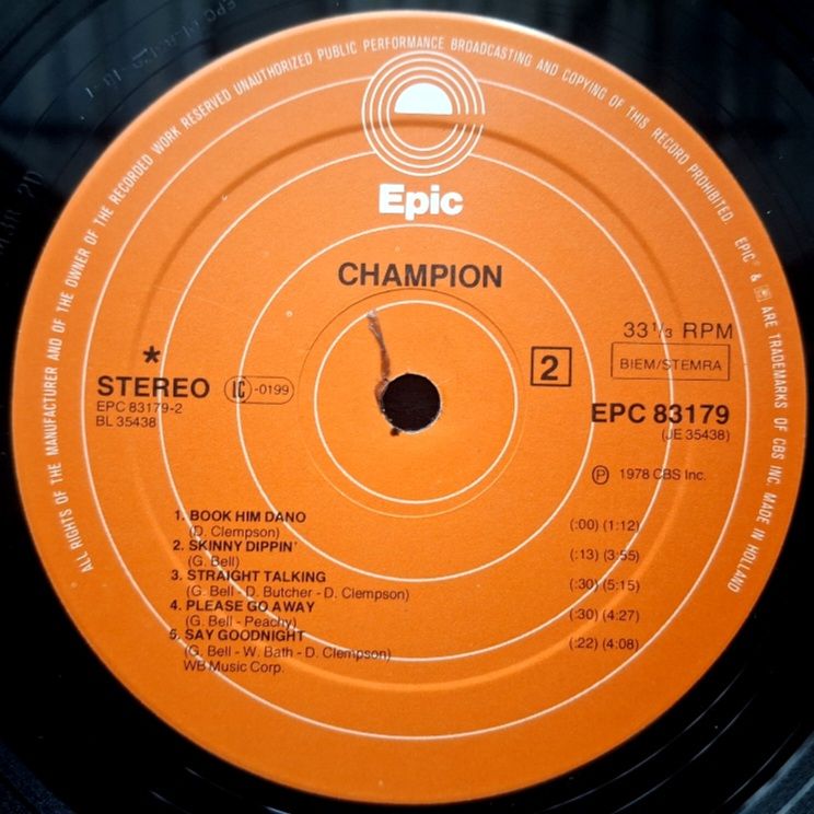 Champion - Champion - 1978.  (LP). 12. Vinyl. Пластинка. Holland. - фото фото фото 5