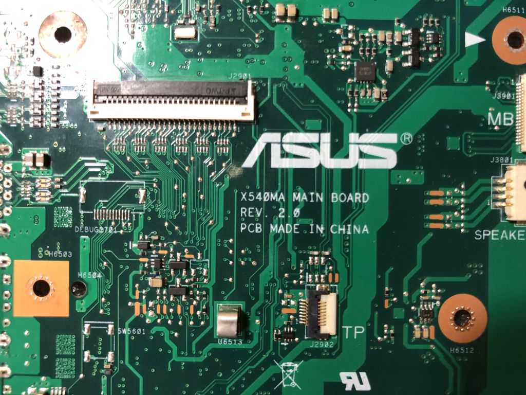 ноутбук Asus X540M  на частини - фото фото фото 6