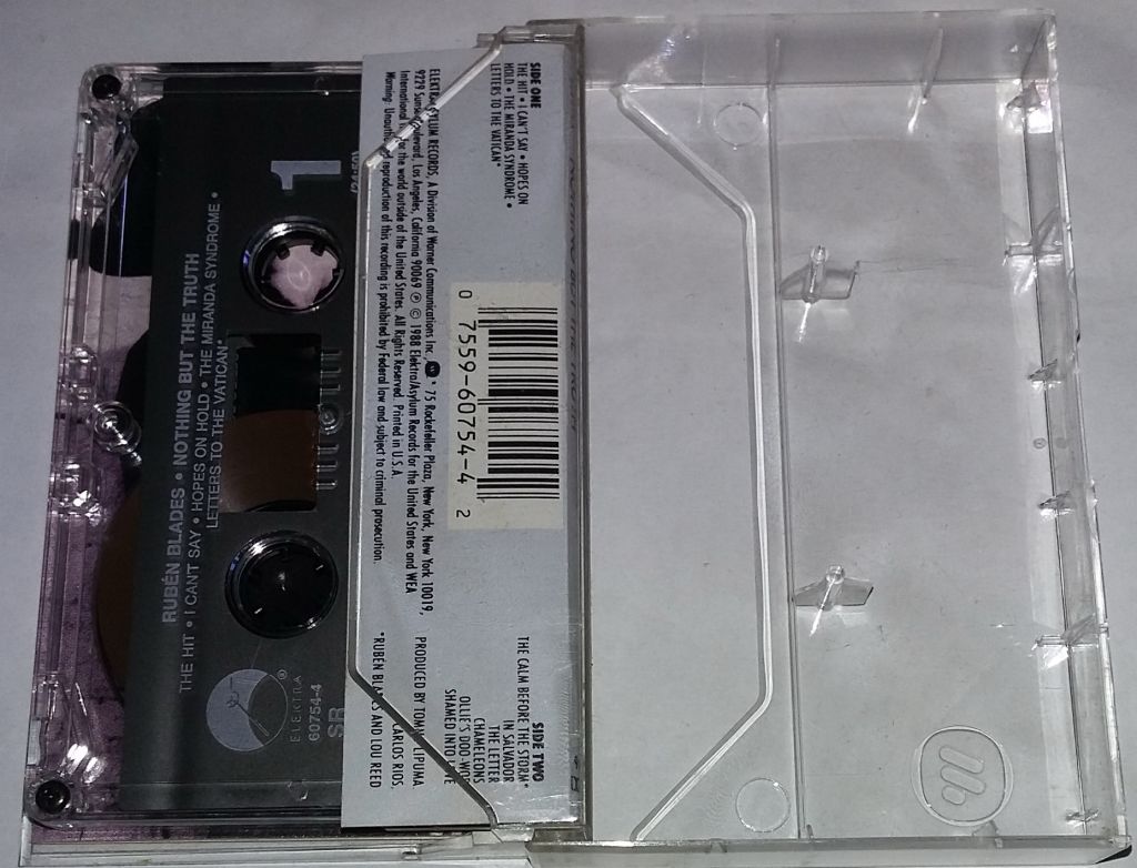 RUBEN BLADES Nothing But The Truth. Cassette US - фото фото фото 1