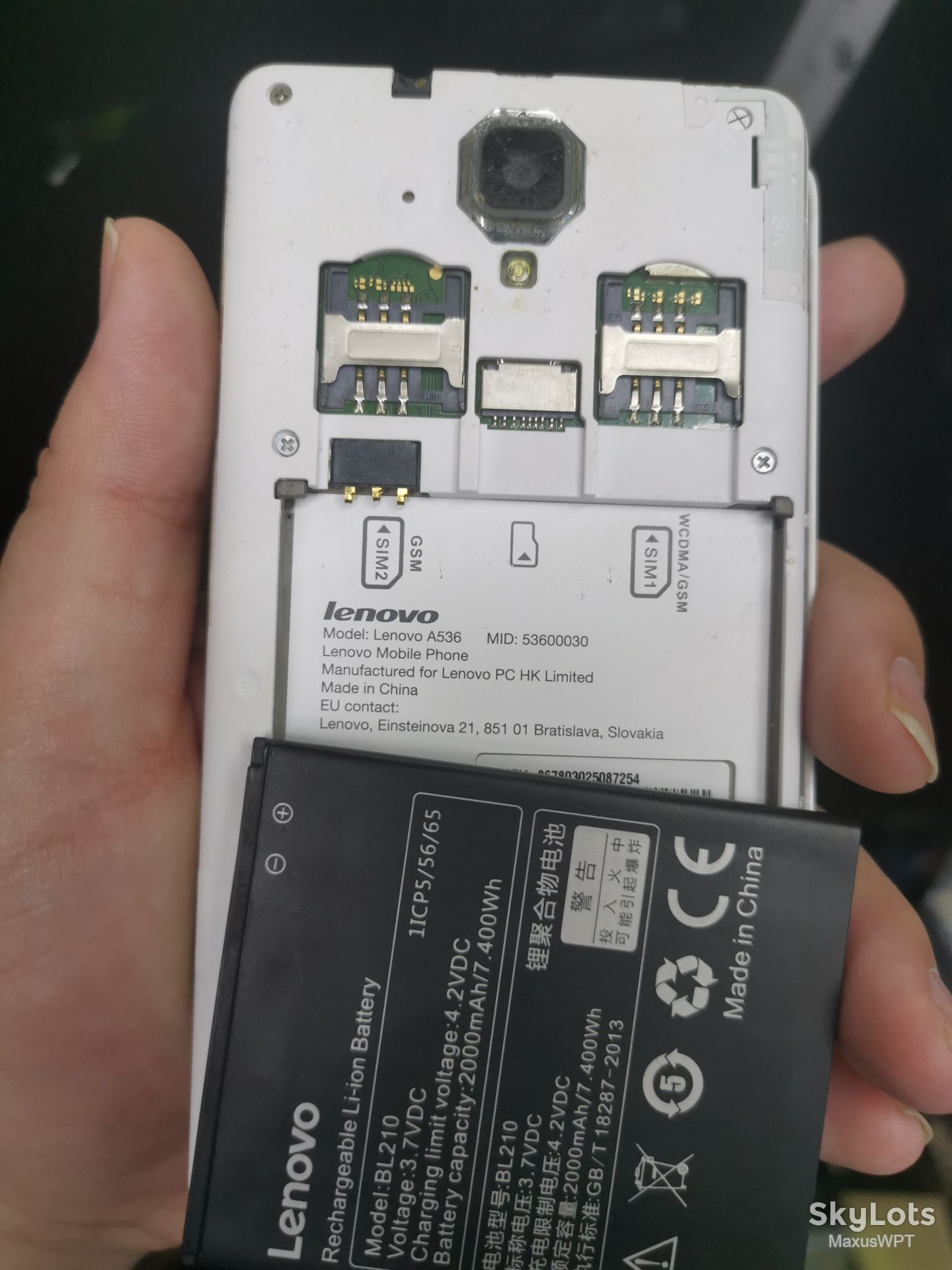 #198 Sklad Lenovo a536 A 536 White - фото фото фото 2