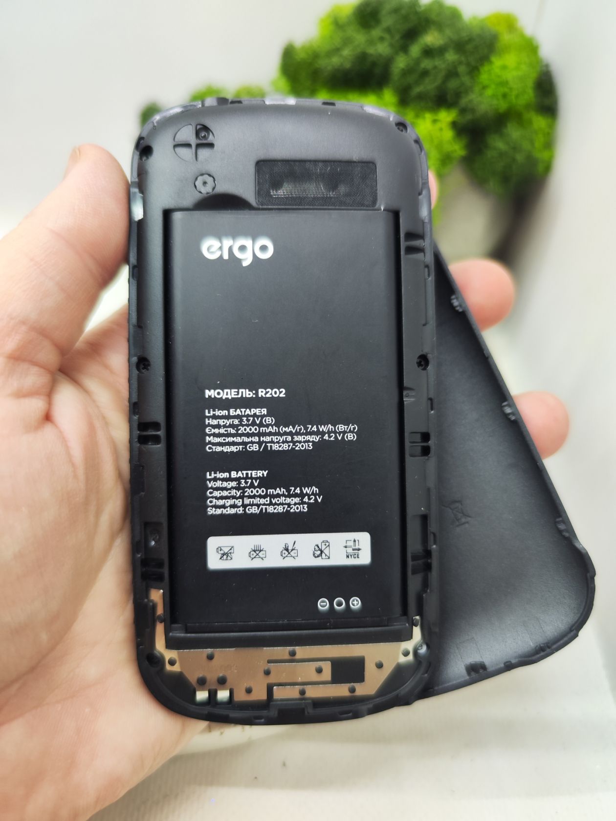 Лот Мобiльний телефон Ergo R202 Dual Sim Black - фото фото фото 3