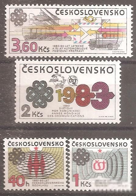 Чехословакия 1983 Sc.2450-53 ** ПОЛНАЯ серия - фото фото фото 0