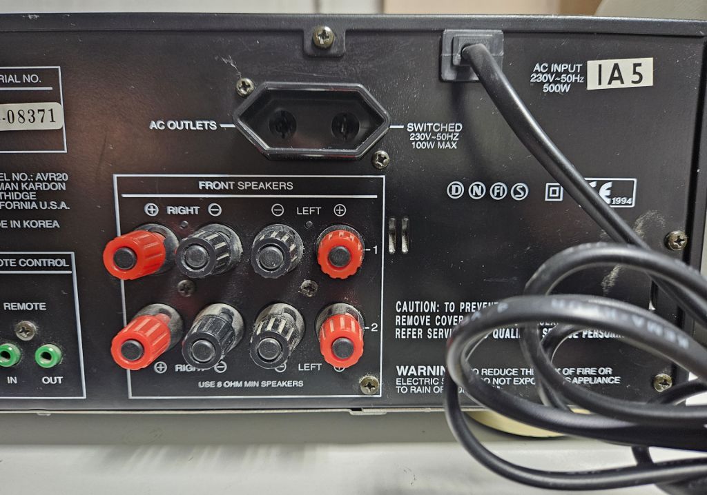 Ресівер Harman Kardon AVR 20 - фото фото фото 6