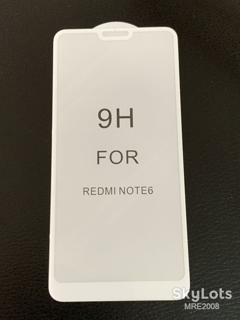 Захисне скло 5D для Xiaomi Redmi Note 6 / Mi 8 Lite white - фото фото фото 0
