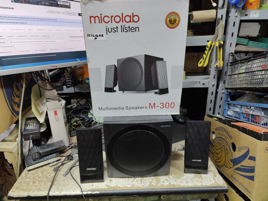 Акустическая система Microlab M-300 black № 25261208 - фото фото фото 0