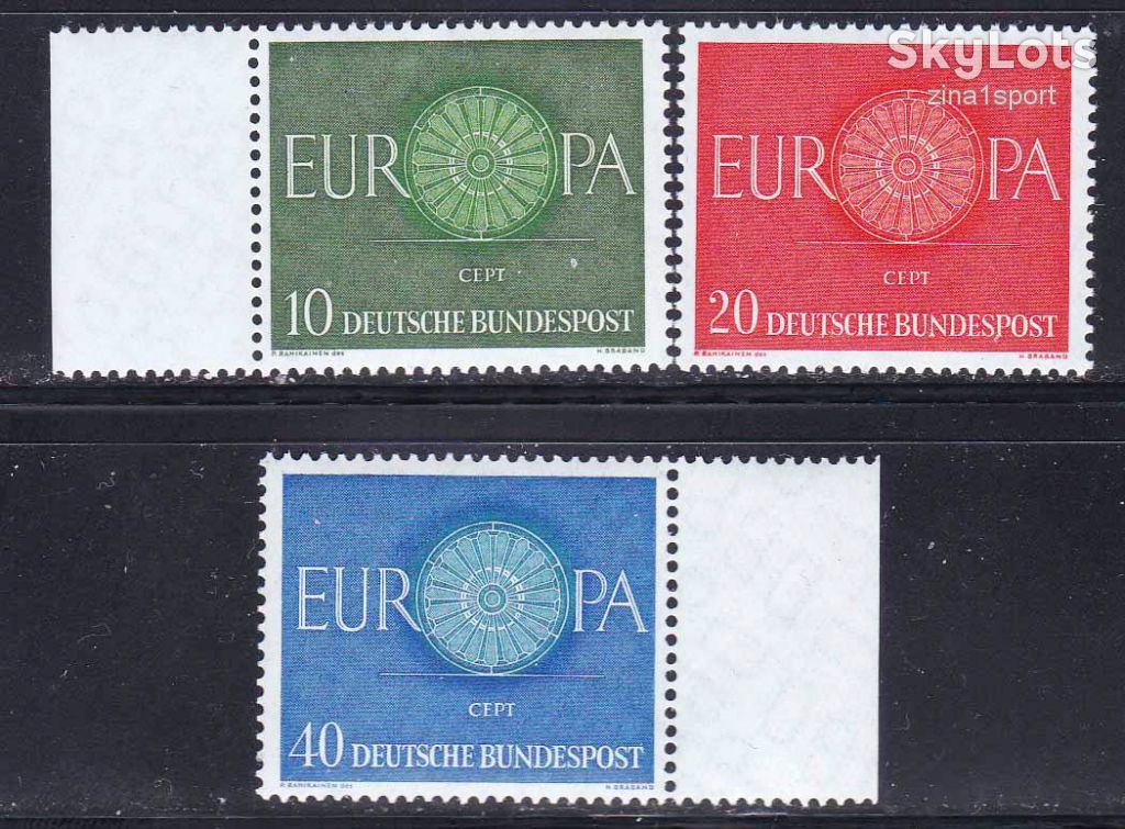 EU Германия 1960 г MNH - Европа - СЕРТ - - фото фото фото 0