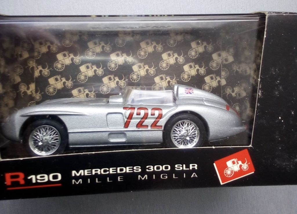 Brumm 1:43 Mercedes Benz 300 SLR #722 Mille Miglia - фото фото фото 0