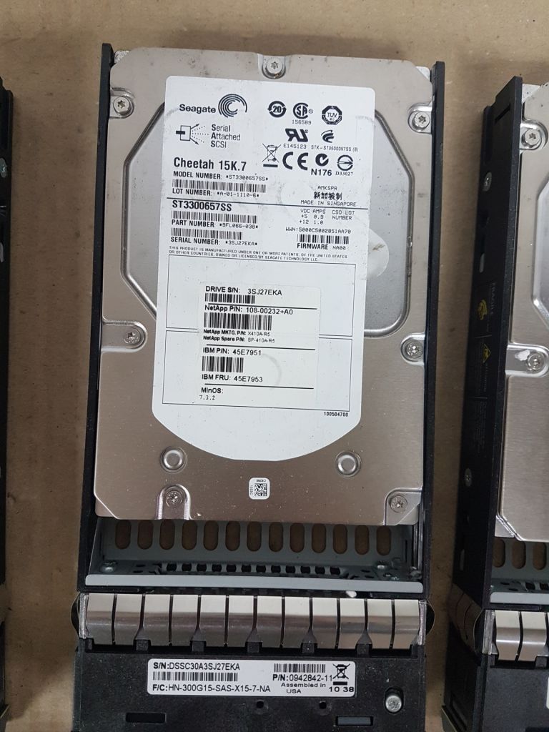 Диски HDD 3.5" SAS 300gb ST3300657SS, 6шт одним лотом,  від 1грн      (№033) - фото фото фото 2