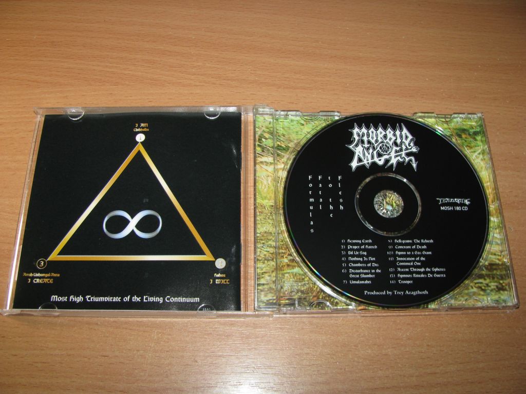 MORBID ANGEL - Formulas Fatal To The Flesh  (1998 Earache 1st press,USA) - фото фото фото 1