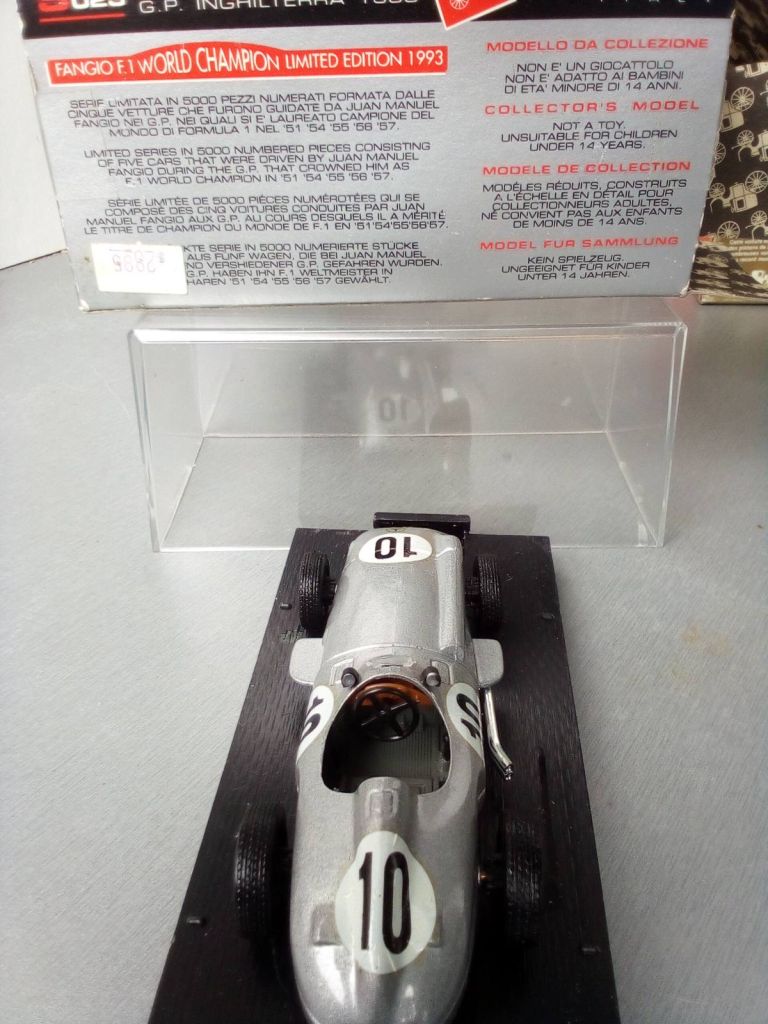 Brumm 1:43 Mercedes W196 G.P. 1955 F1 UK #10 Fangio - фото фото фото 5