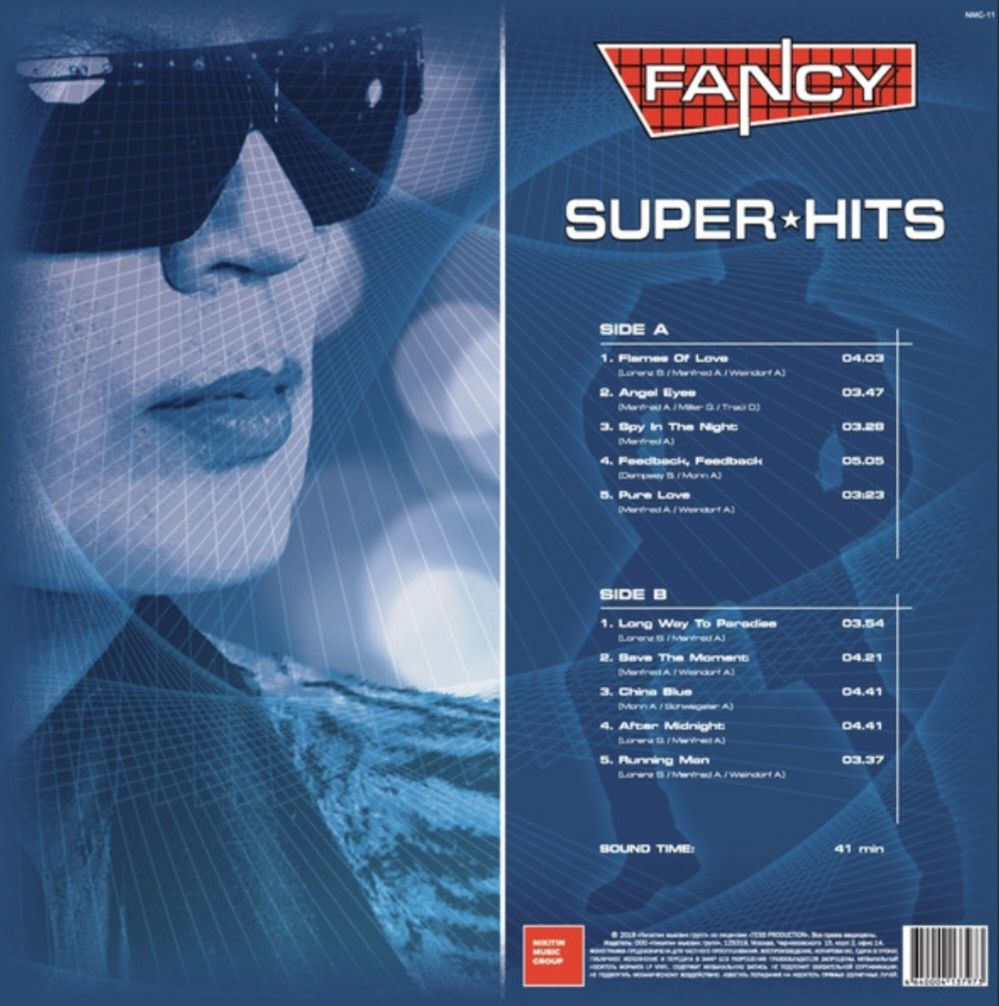 Fancy - Super Hits - 1985-2008.   (LP). 12. Vinyl. Пластинка. S/S. - фото фото фото 1