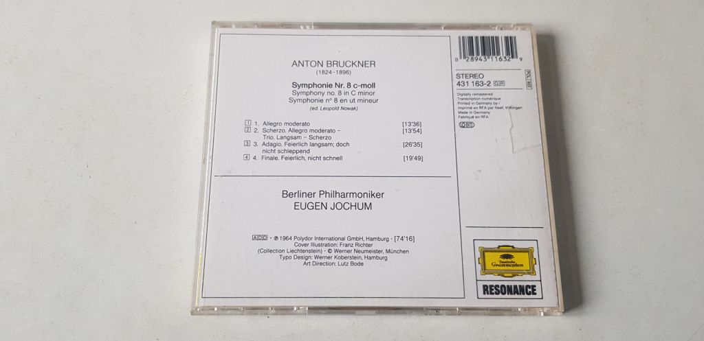 Anton Bruckner Symphonie NR.8 CD фірмовий - фото фото фото 1