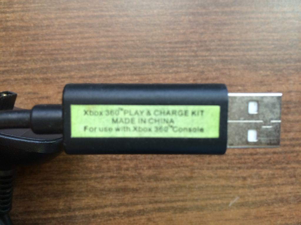 Кабель Play &amp; Charge XBOX 360 неоригинальный для зарядки геймпада - фото фото фото 2
