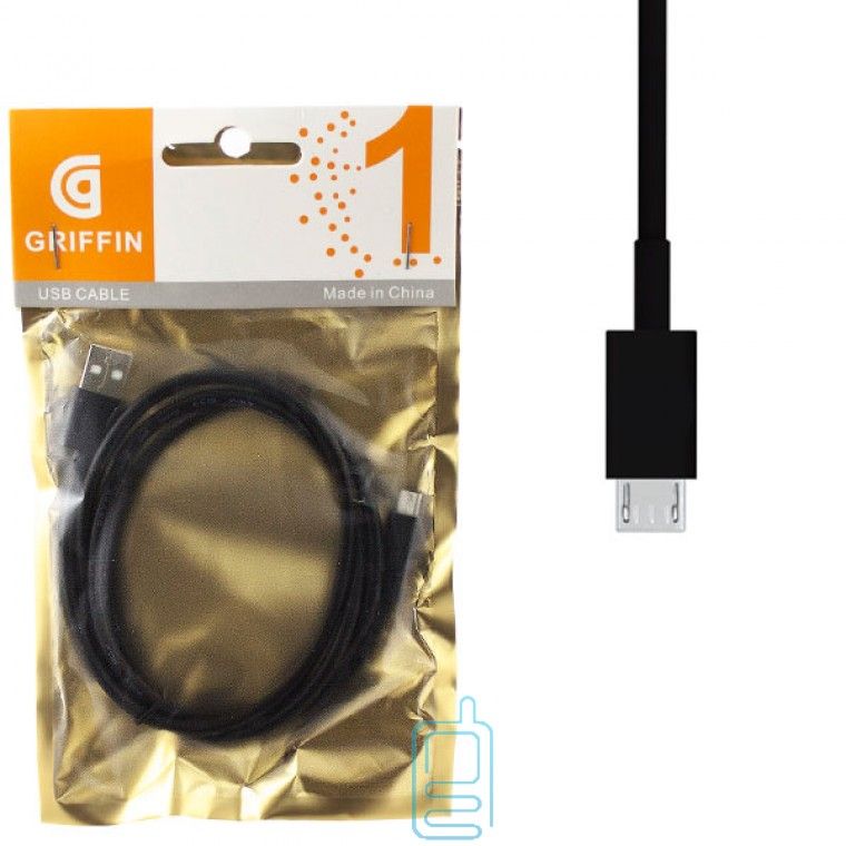 USB кабель Griffin micro USB 1m черный - фото фото фото 0