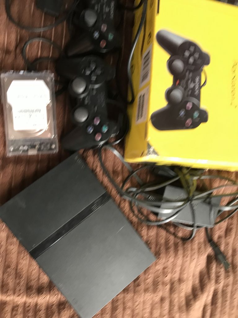 Sony playstation 2 два джойстика + HDD 40 игр - фото фото фото 1