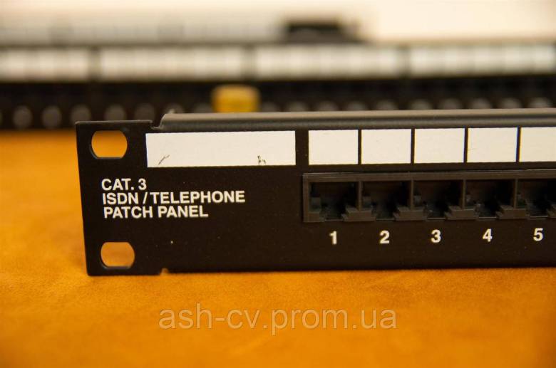 Патч-панель PANDUIT CAT.3 ISDN Telephone Ethernet RJ-45 1U - фото фото фото 7