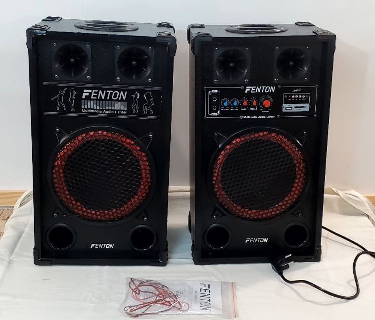 Активна акустична система 600W FENTON SPB-10 Активні колонки BT/USB/SD - фото фото фото 2