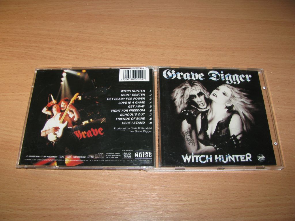 GRAVE DIGGER - Witch Hunter  (1994 Noise 2nd press) - фото фото фото 0