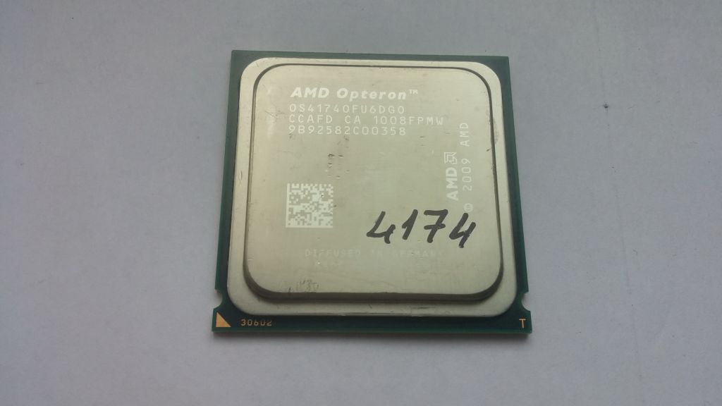 6х ядерный процессор AMD Opteron 4174 2,3-3,2GHz OS4174OFU6DGO Socket C32 65W Вжив - фото фото фото 0