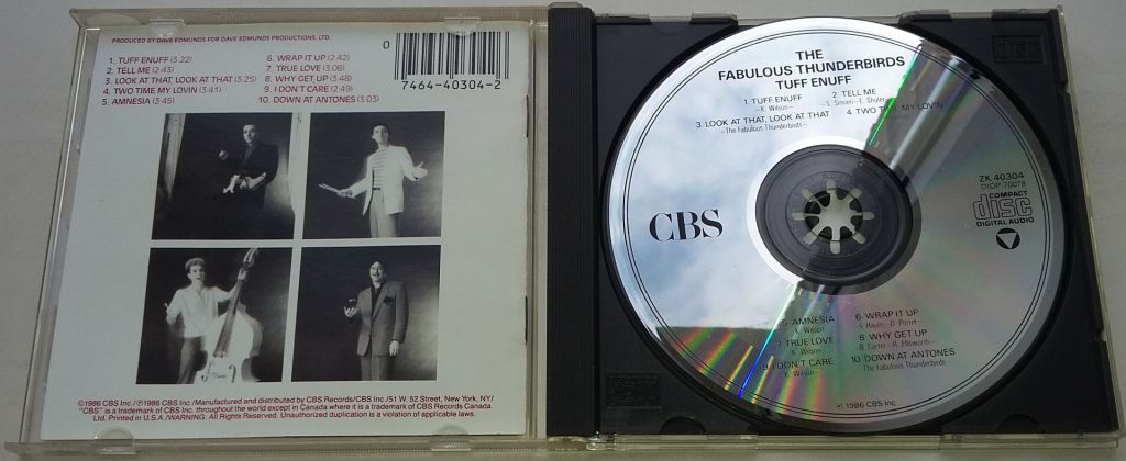 THE FABULOUS THUNDERBIRDS Tuff Enuff  CD US - фото фото фото 1